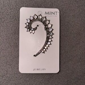 Silver Crystal Earring